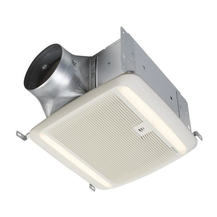 Broan Qtxe110150dclf Qtdc 110 130 150 Cfm Bathroom Ventilation Fan With Led Light Finish Pack Only
