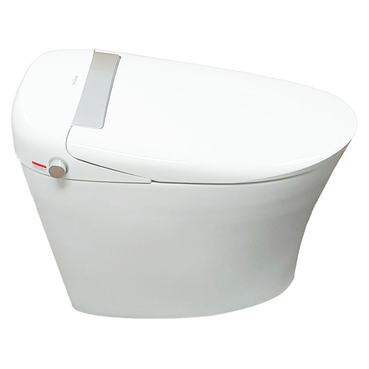 Trone Plumbing A2ETBCERN-12.WH Trone Aquatina II Smart Electronic Bidet Toilet in White, A2ETBCERN-12.WH