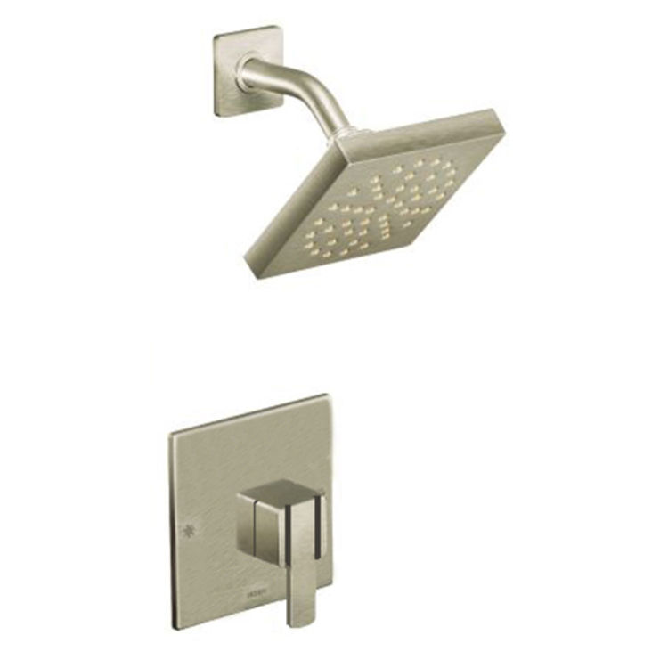 View 2 of Moen UTS3715BN Moen UTS3715BN 90 Degree MCORE Shower Only Trim Brushed Nickel