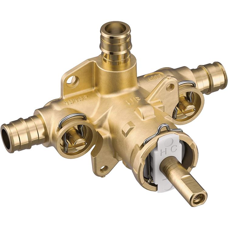 Moen 2328PF PosiTemp Shower RoughIn Valve 3 Port Posi CPEX w/ Stops