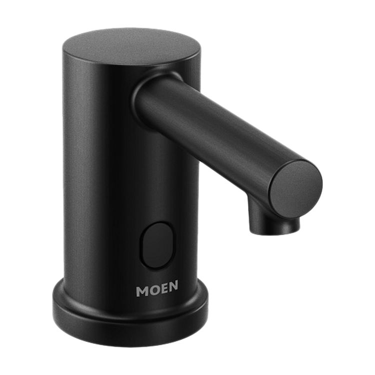 matte black moen align m-power below-deck soap dispenser