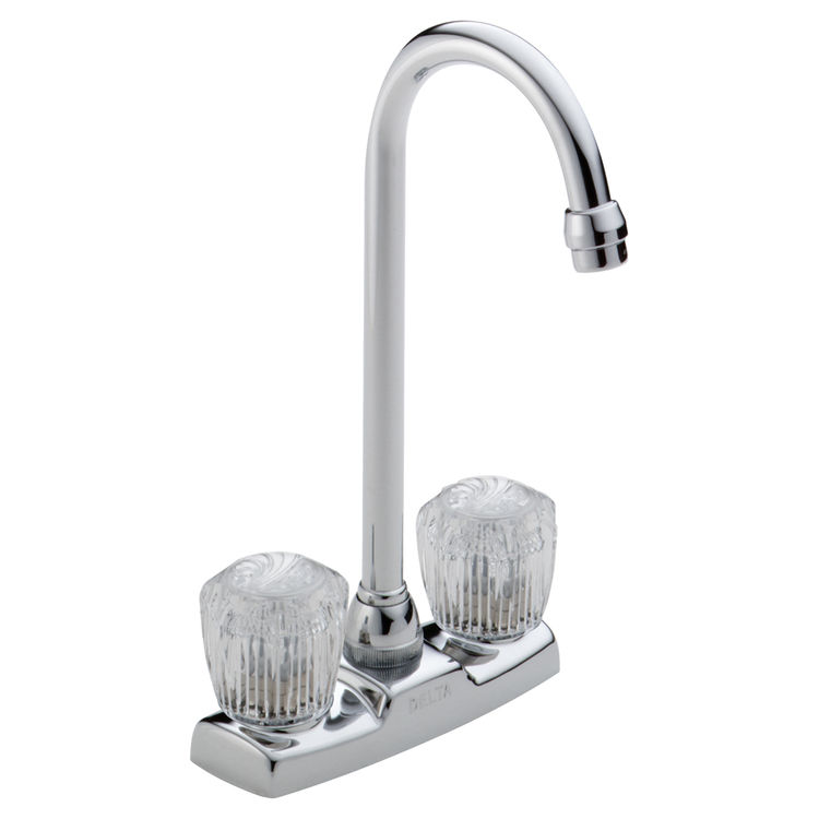 Delta 2179LF Classic Two Handle Blade Bar//Prep Faucet Chrome