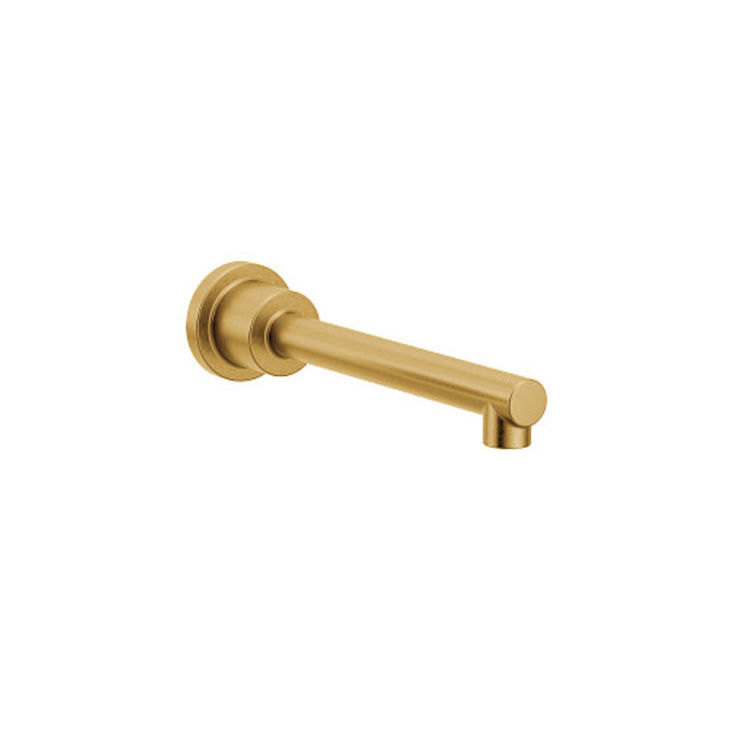 View 2 of Moen TF195827BG Moen TF195827BG Align Wall Mount Non-Diverting Tub Spout - Brushed Gold