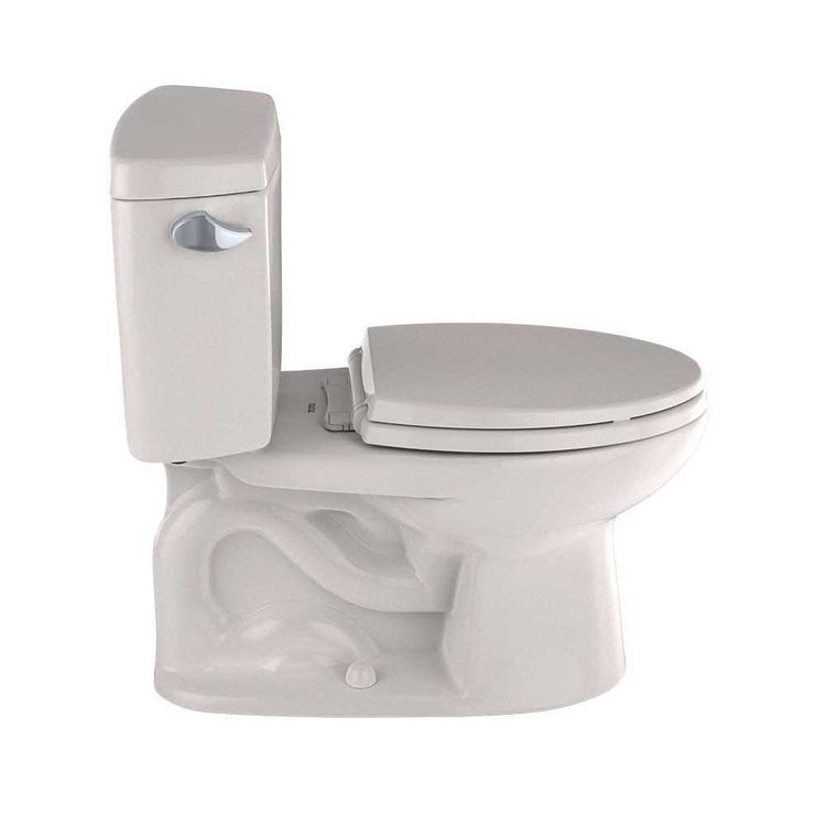 TOTO Eco Drake TwoPiece Toilet 1.28 GPF, Elongated, Bone TOTO CST744EL03