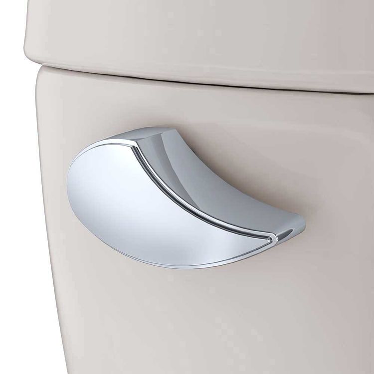 View 3 of Toto CST744SLDB#03 Toto Drake Two-Piece Elongated 1.6 GPF ADA Compliant Toilet with Insulated Tank and Bolt Down Tank Lid, Bone - CST744SLDB#03