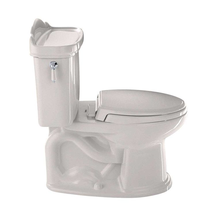 View 5 of Toto CST754SFN#03 Toto Whitney Two-Piece Elongated 1.6 GPF Universal Height Toilet, Bone - CST754SFN#03