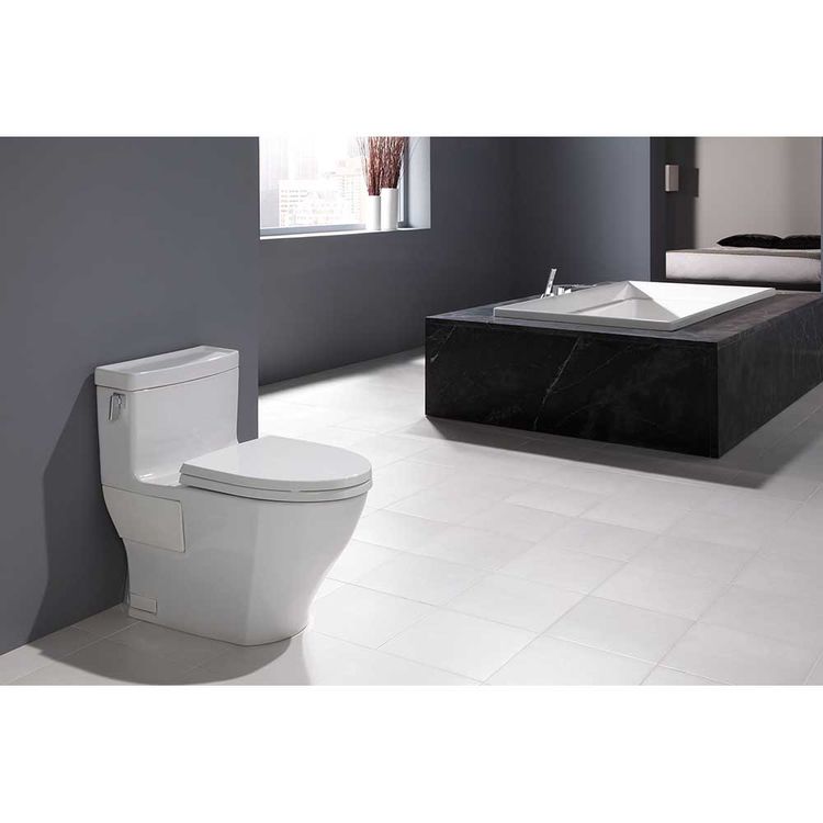 TOTO Legato One-Piece Elongated 1.28 GPF Universal Height ...