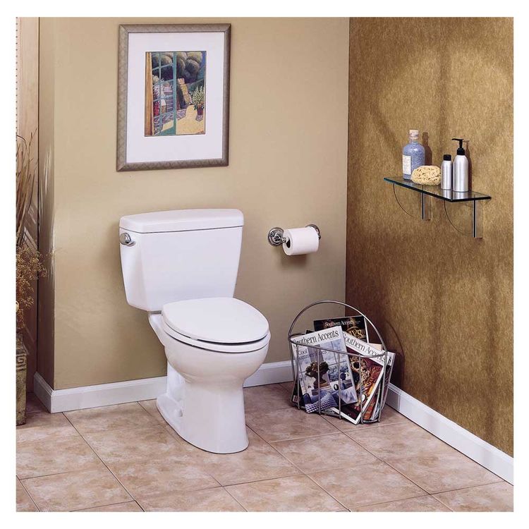 View 3 of Toto CST743E#01 Toto Eco Drake Two-Piece Round 1 ...