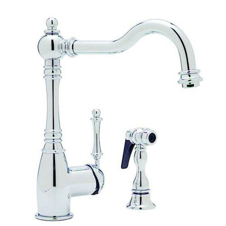 Blanco 440686 Chrome Grace SingleHandle Faucet with a Side Spray