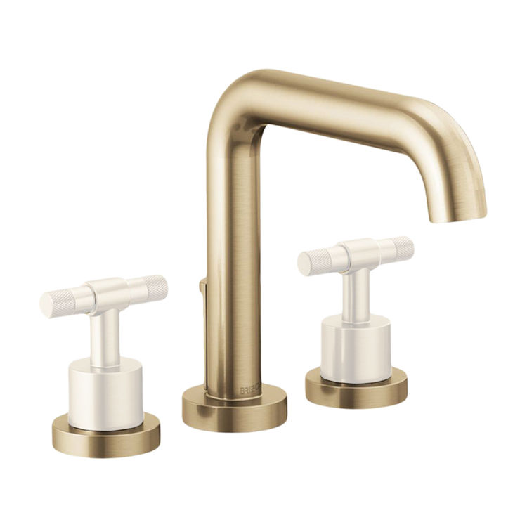 Brizo T67435-GLLHP Brizo T67435-GLLHP Luxe Gold Less Handle Roman Tub Faucet Trim With Spray Less Handle