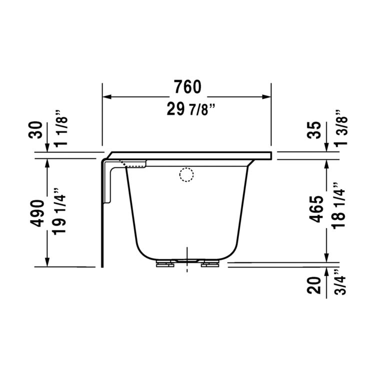 View 4 of Duravit 700356000000090 Duravit 700356000000090 Architec 60