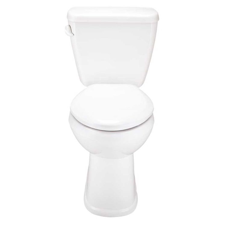 Gerber AV21817 Avalanche TwoPiece Elongated ErgoHeight Toilet, 1.6