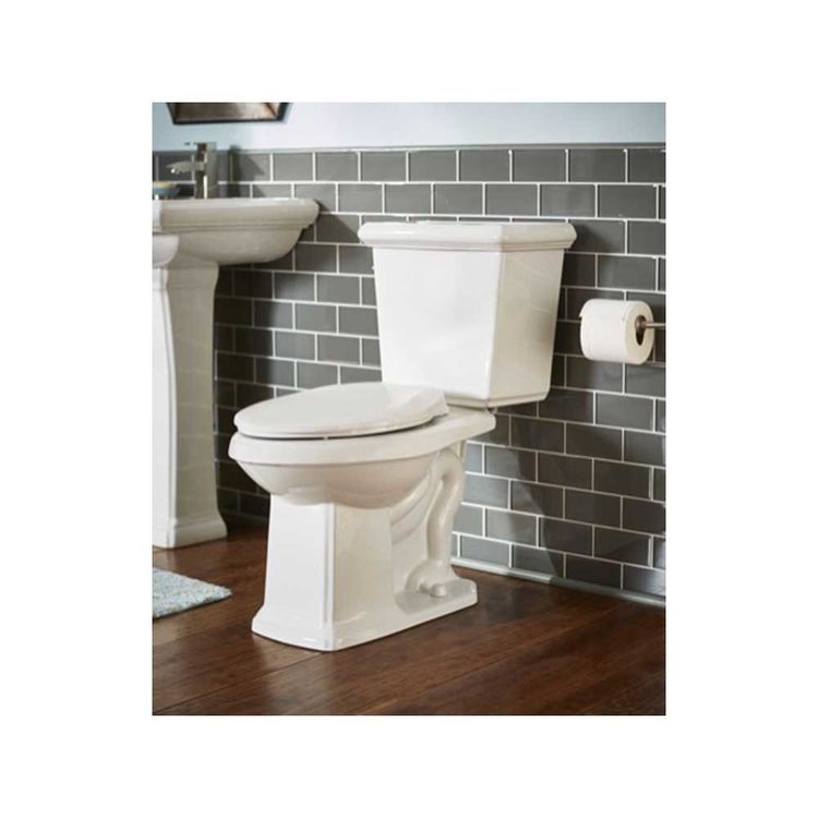Gerber HE20018 Logan Square TwoPiece Elongated ErgoHeight Toilet, 1.