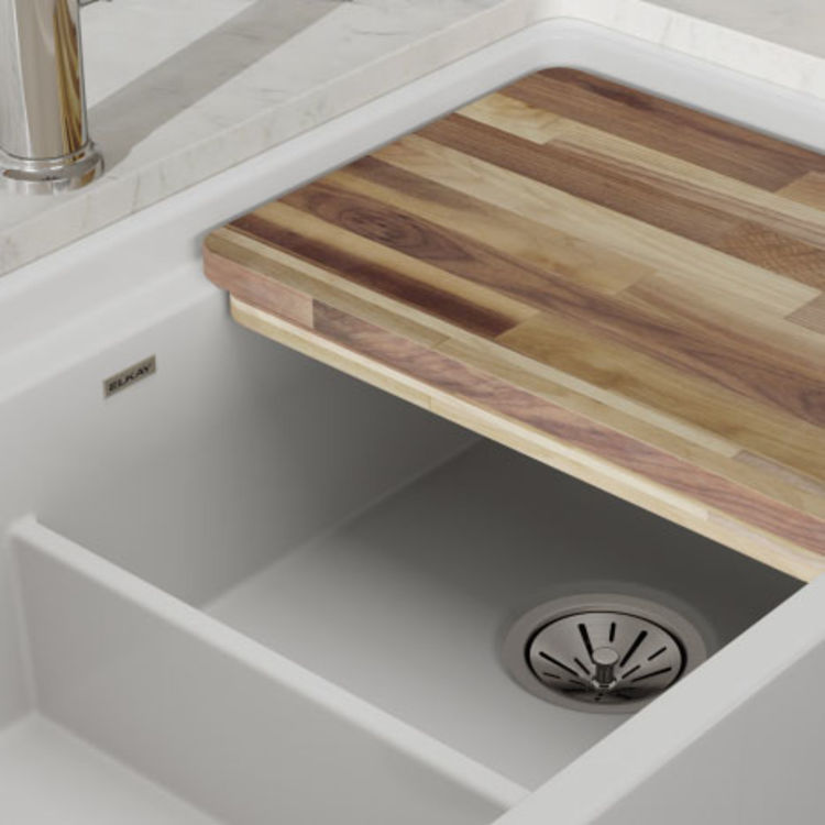 Elkay SWUF3320WH Fireclay 33" x 1915/16" x 93/16" Double Bowl