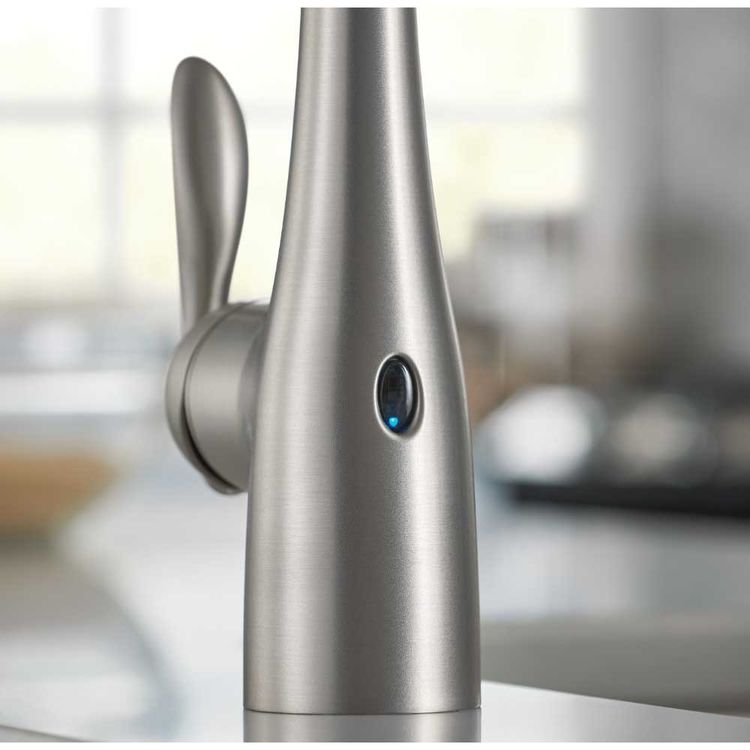 Moen 7594EWBL Arbor One Handle Pulldown Kitchen Faucet ...