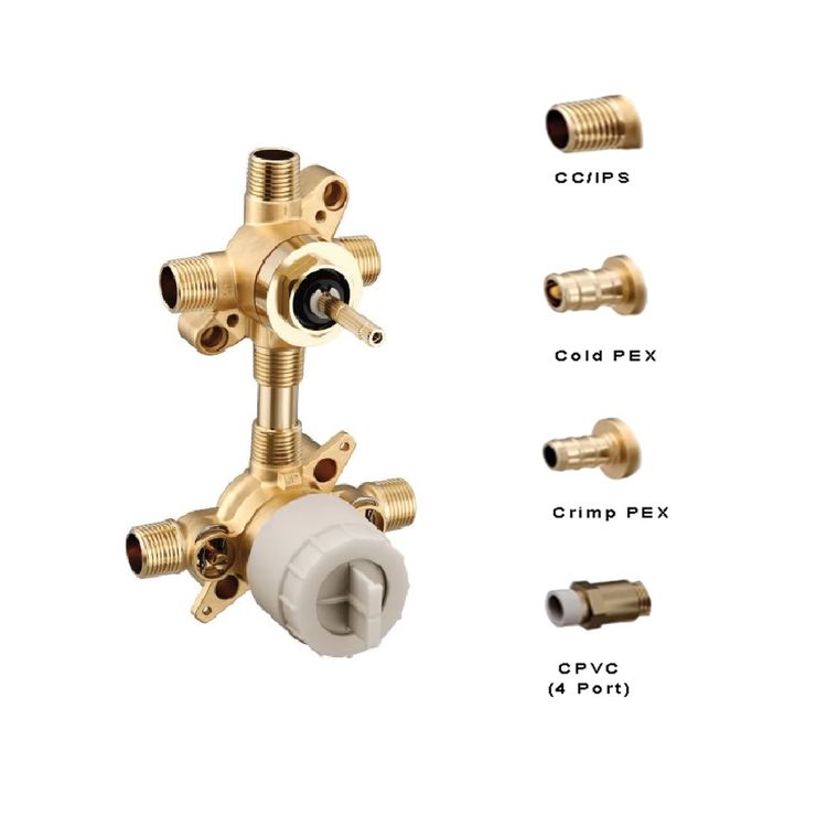 Moen U362cxs M Core Tub Shower Rough In With Diverter Pex Connection 3 6 Function