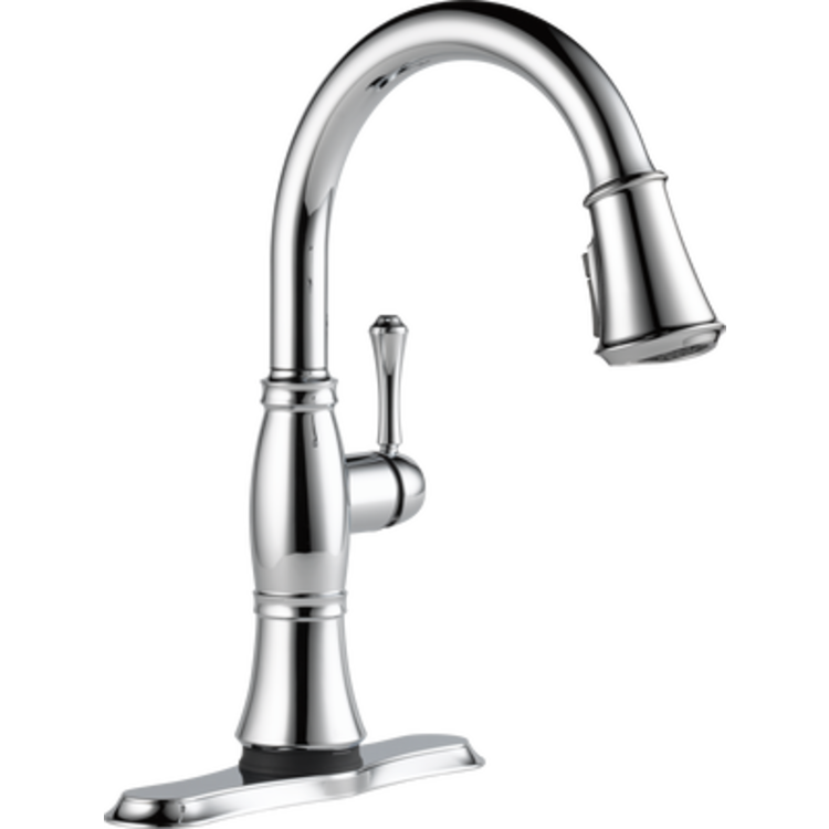 View 5 of Delta 9197T-PR-DST Delta Touch2O Single Handle Pull-Down Kitchen Faucet, Chrome - 9197T-PR-DST