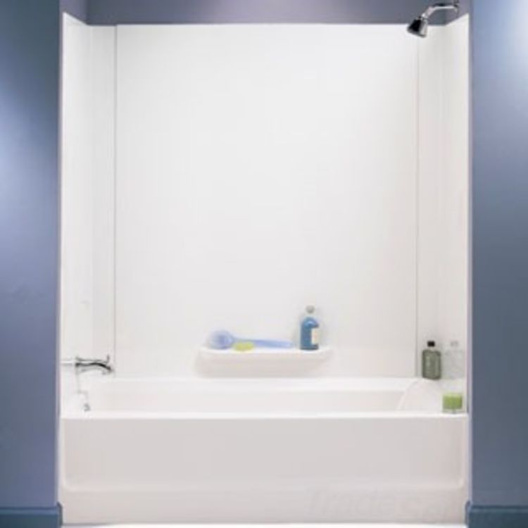 3 Piece Tub Wall Kit Veritek, 58 Inch Wide Bathtub