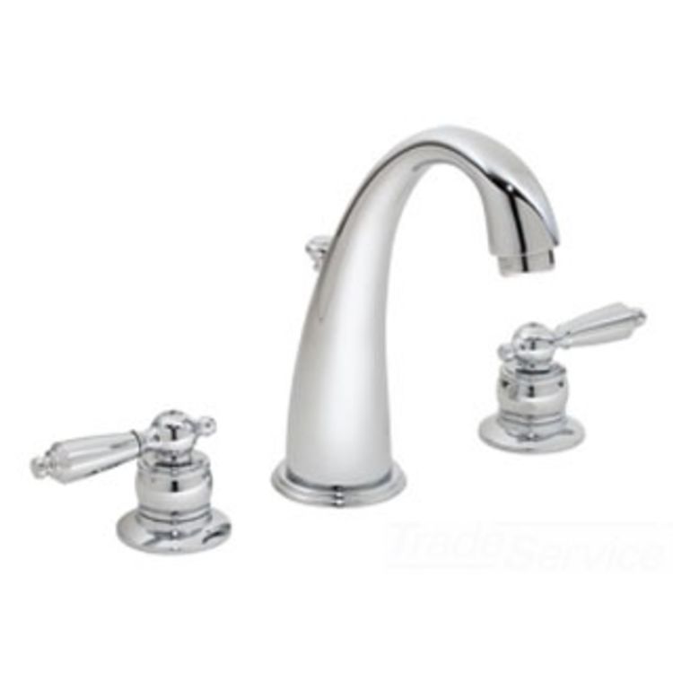 Symmons S-243-2-LAM Symmons S-243-2-LAM Chrome Symmons Series Handle Lavatory Faucets (Widespread)