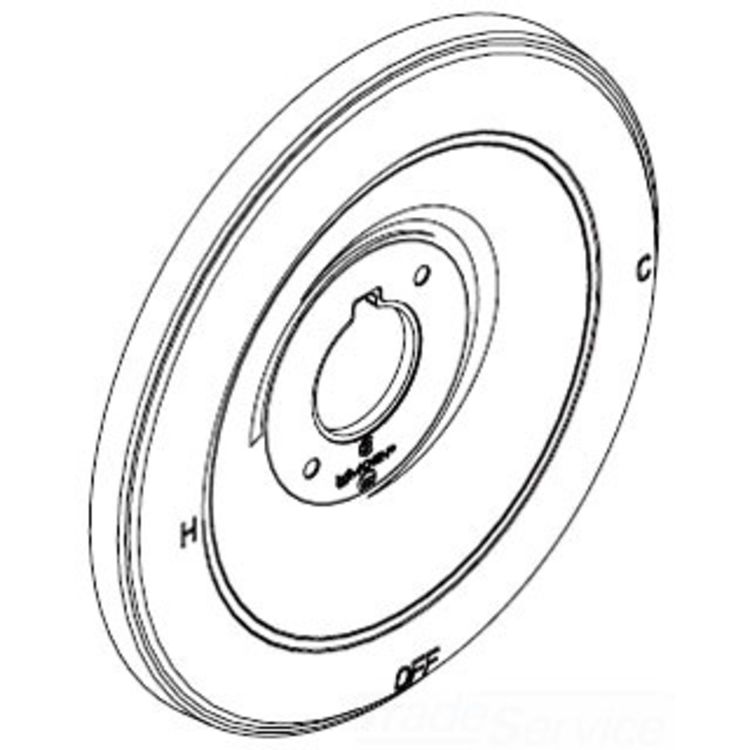 Moen 97491ST Moen 97491ST Part Eschutcheon Monticello Single Handle Posi-Temp Tub and Shower