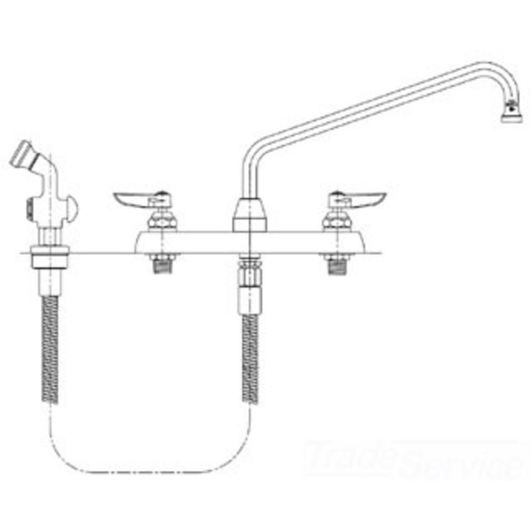 T&S Brass B-1172-01 T&S Brass B-1172-01 Workboard Faucet