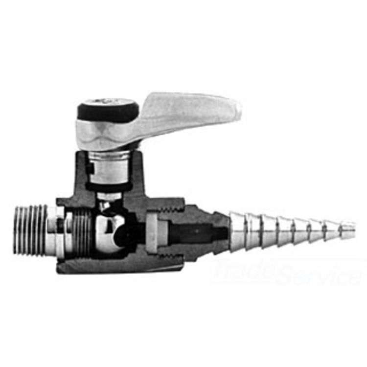 Delta W6200AIR Delta W6200AIR Single Ball Valve Hose Cock for Air, 3/8