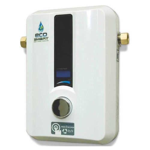 Ecosmart ECO 8 Tankless Electric Water Heater, 0.25 gpm, 8 kW, 240 V, 33 A,  50/60 Hz, 1 Phase, Wall Mount