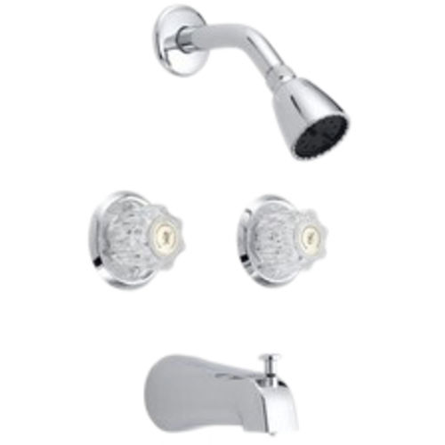 Matco-Norca 1380457 Matco Faucet VE-832C Value Engineered Two Handle Tub & Shower Trim Slip on Spout