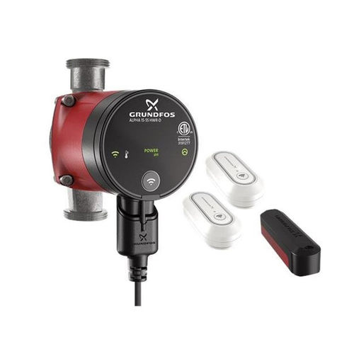 Grundfos ALPHA 15-55 HWR-D Hot Water Recirculation Pump w/ Cord and  Wireless Temperature Sensor - 99472723
