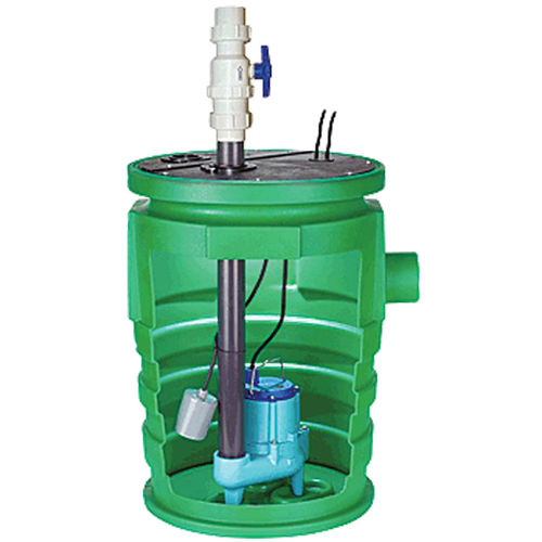 80 GPM Pit Plus Bolt-On Flanges/Two-piece Structural Foam Cover with 2" Vent and Discharge