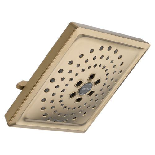 Delta 52684-CZ Delta Universal H2Okinetic 3-Setting 8in Square Raincan Shower Head, 1.75 GPM, Champagne Bronze - 52684-CZ