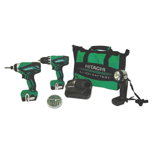 Hitachi KC10DFL2 Drill and Impact Driver Combo Kit PlumbersStock