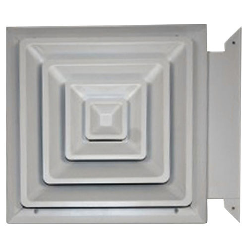 Shoemaker 16" x 16" Step-Down Ceiling Diffuser With Slide-In Damper -  (425-16X16)