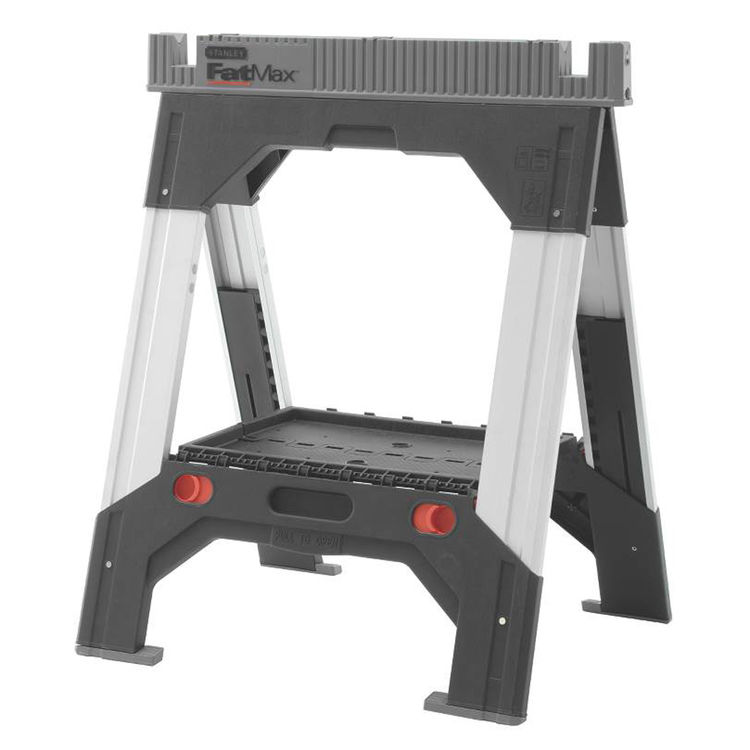 New - Features Of Stanley 011031s Fatmax Sawhorse With Adjustable Legs 