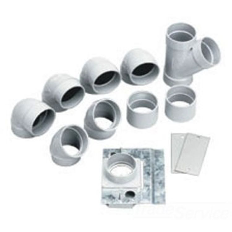 BROANNUTONE CI3301RK CENTRAL VACUUM ROUGHIN KIT FOR ONE INLET ADDON