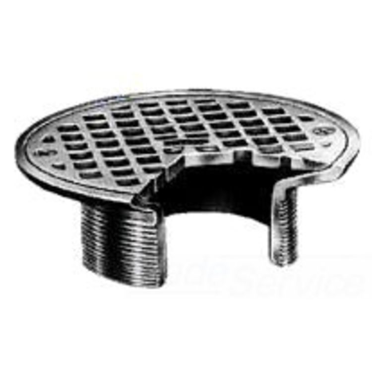 JR Smith 2005Y04A05NB 4" No Hub Floor Drain PlumbersStock